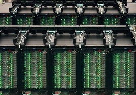 Imagen de un supercomputador.