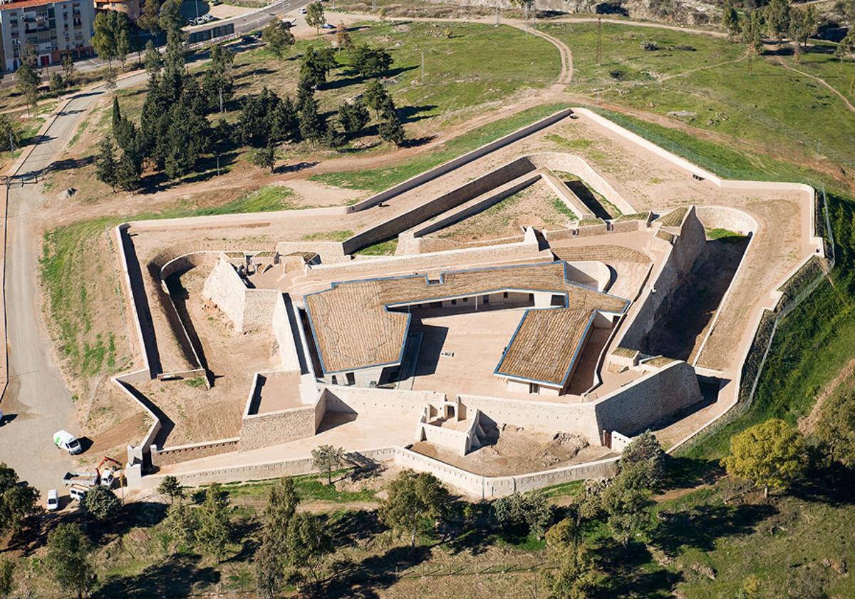 Vista aérea del Fuerte de San Cristóbal.