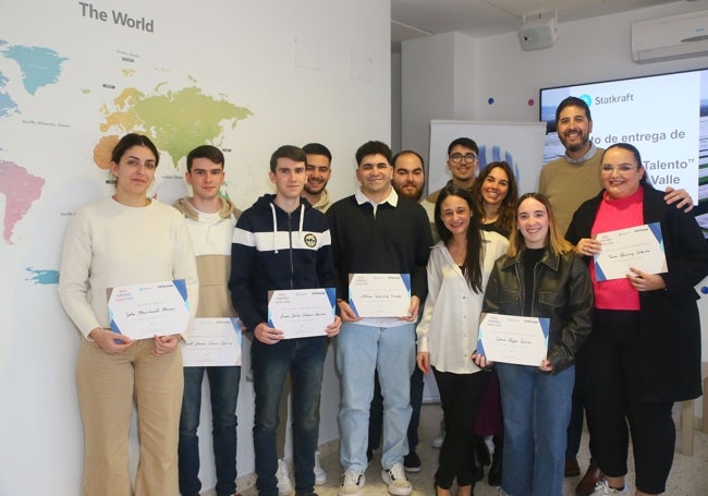 Estudiantes becados en San José del Valle (Cádiz), donde el programa se celebró en su anterior edición.