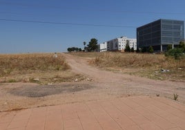 Parcelas de la zona Cuartón Cortijo, en Badajoz, que serán urbanizadas.