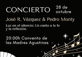 'Luz en el silencio' unirá la música y la espiritualidad en el Convento de las Madres Agustinas