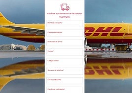 Cuidado con este fraude: «Tu paquete ha sido devuelto a una oficina de DHL y debes abonar un coste»