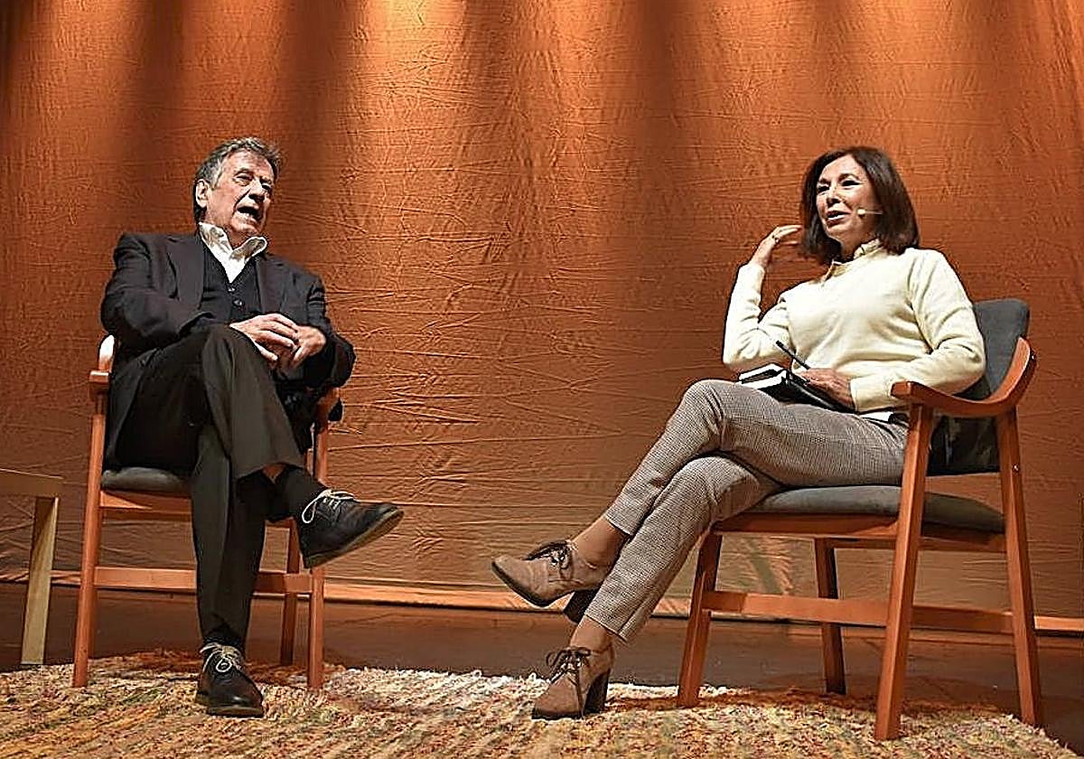 Landero y Gemio departiendo en un acto en Alburquerque