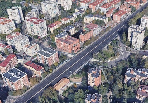 La autovía de Extremadura, a la altura de El Batán.