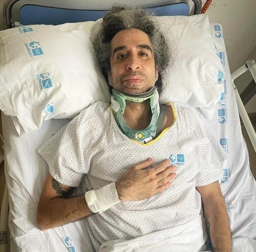 Mario Vaquerizo vuelve al hospital por su caída en Cáceres Hoy