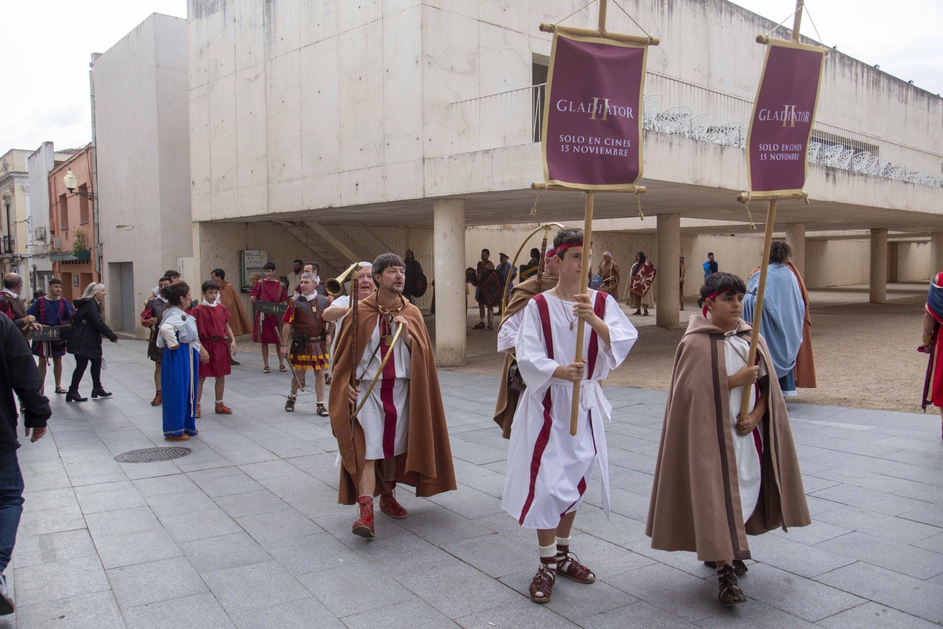 Así promociona Mérida &#039;Gladiator II&#039;