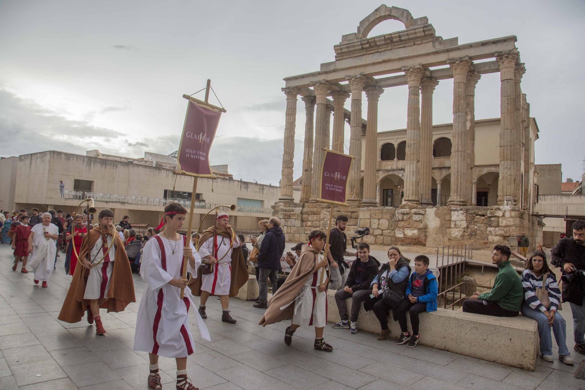 Así promociona Mérida &#039;Gladiator II&#039;