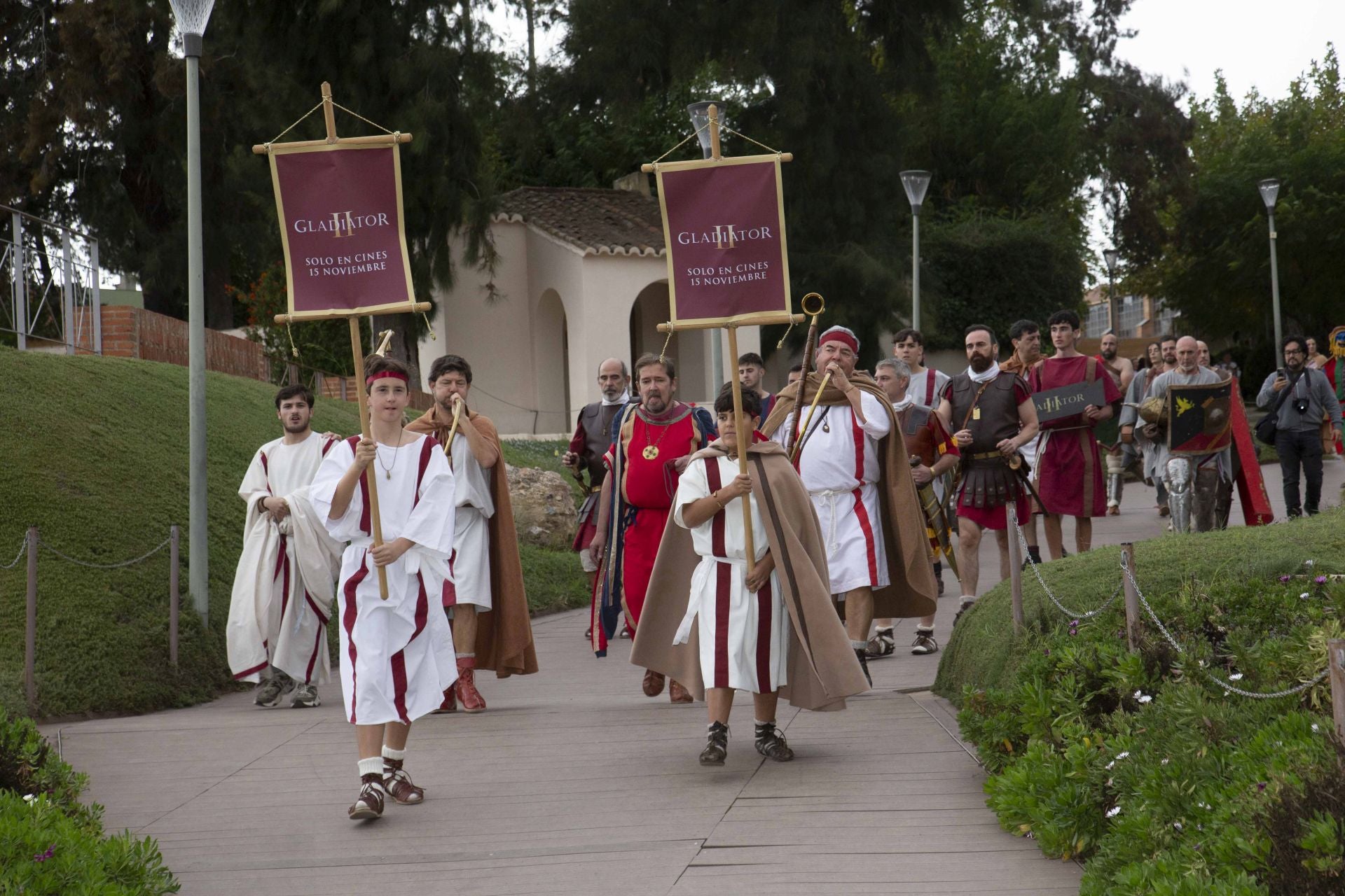 Así promociona Mérida &#039;Gladiator II&#039;