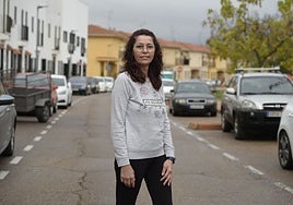 Adela García Martins ayer.