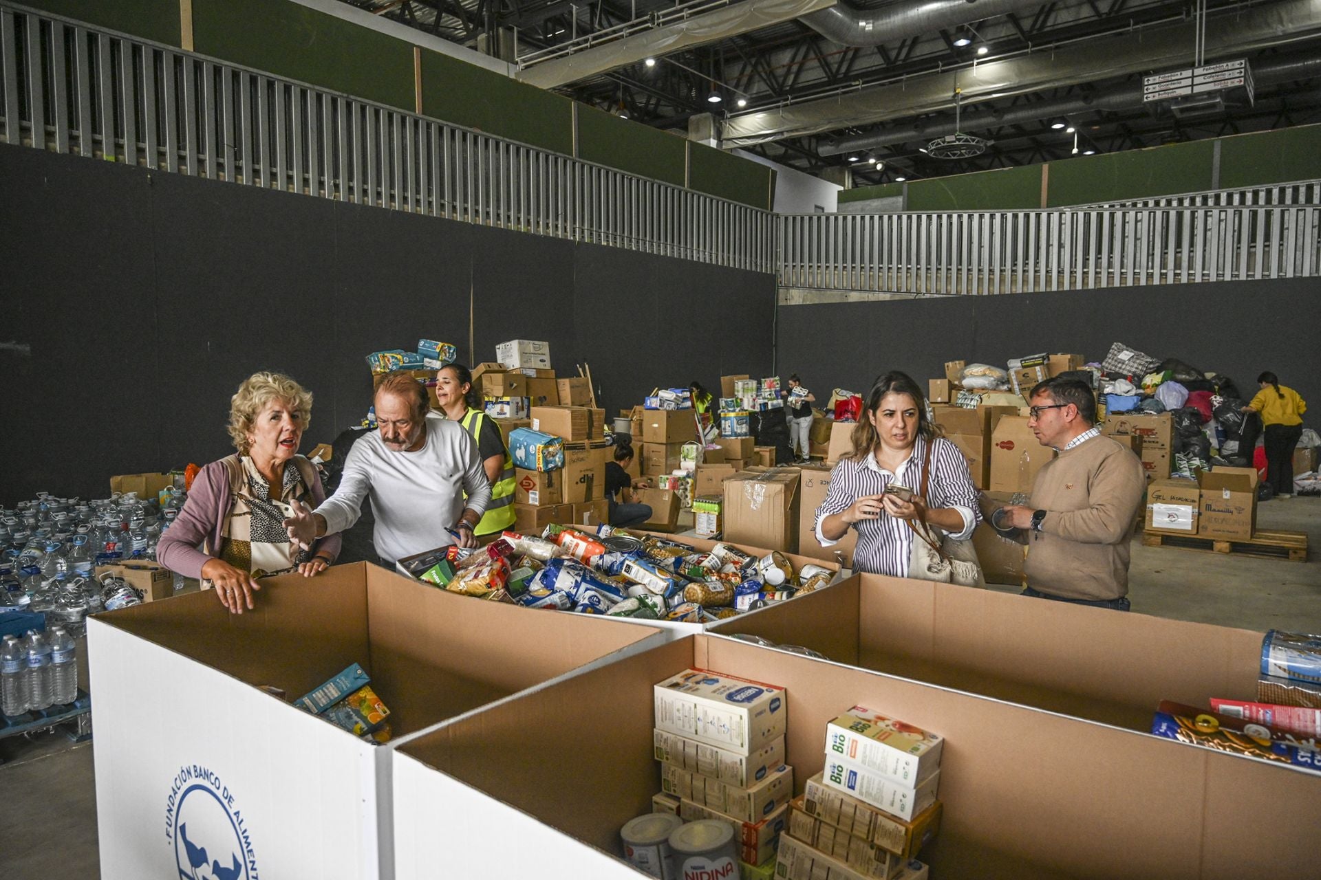 Ifeba centraliza la ayuda de Badajoz a los afectados por la DANA