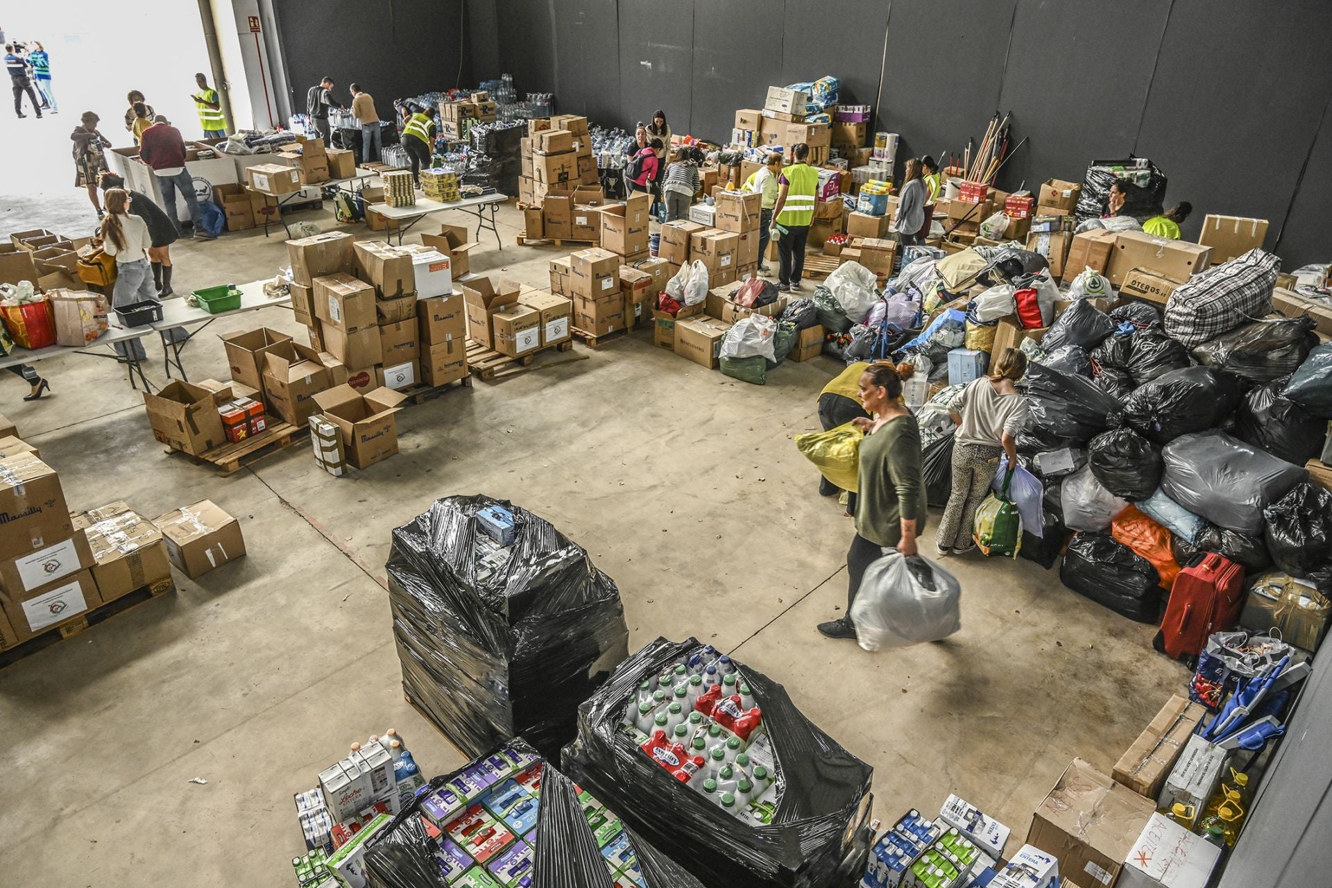 Ifeba centraliza la ayuda de Badajoz a los afectados por la DANA