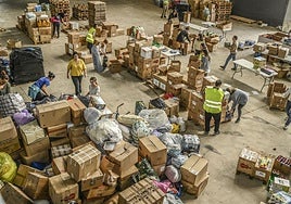 Ifeba centraliza la ayuda de Badajoz a los afectados por la DANA