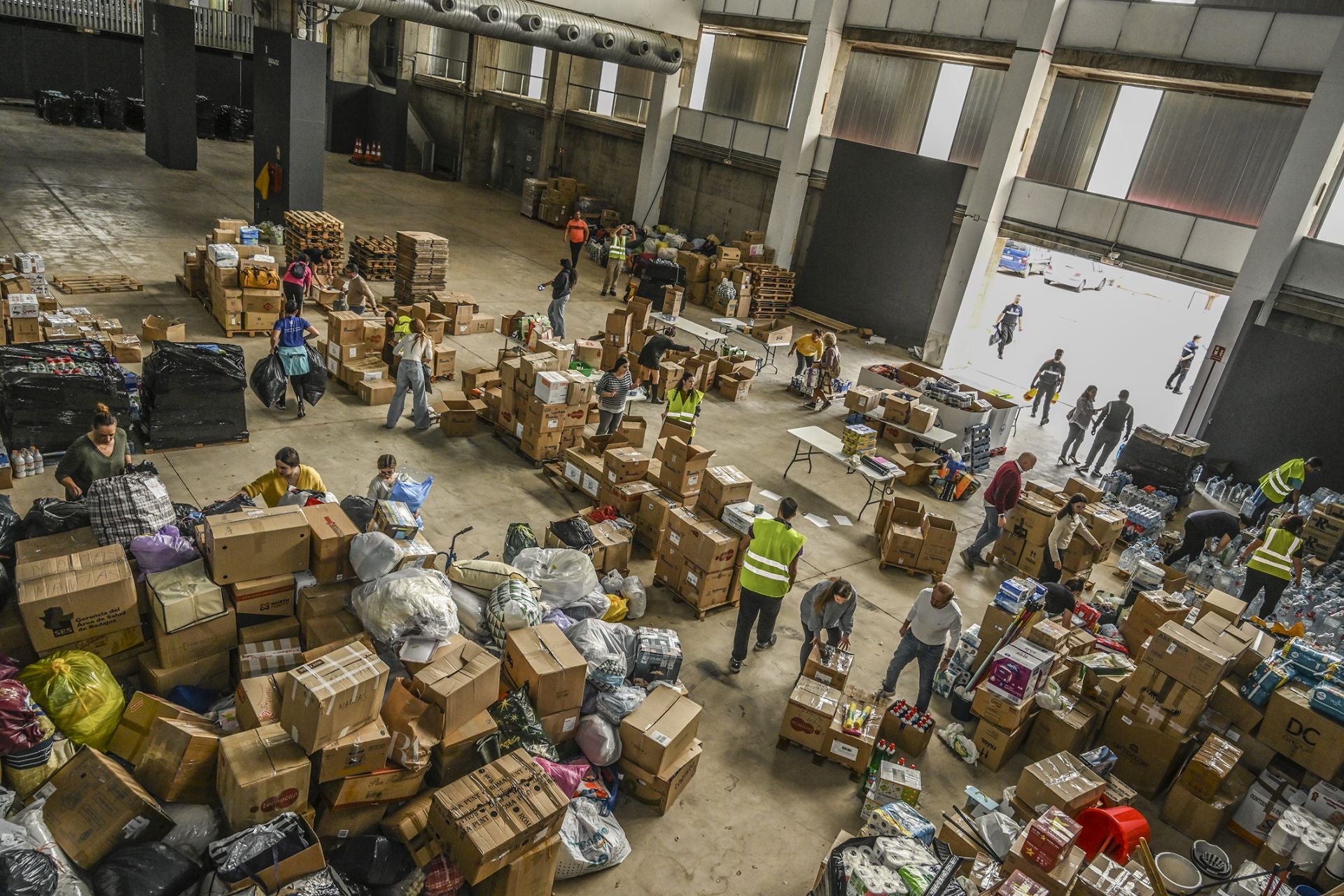 Ifeba centraliza la ayuda de Badajoz a los afectados por la DANA