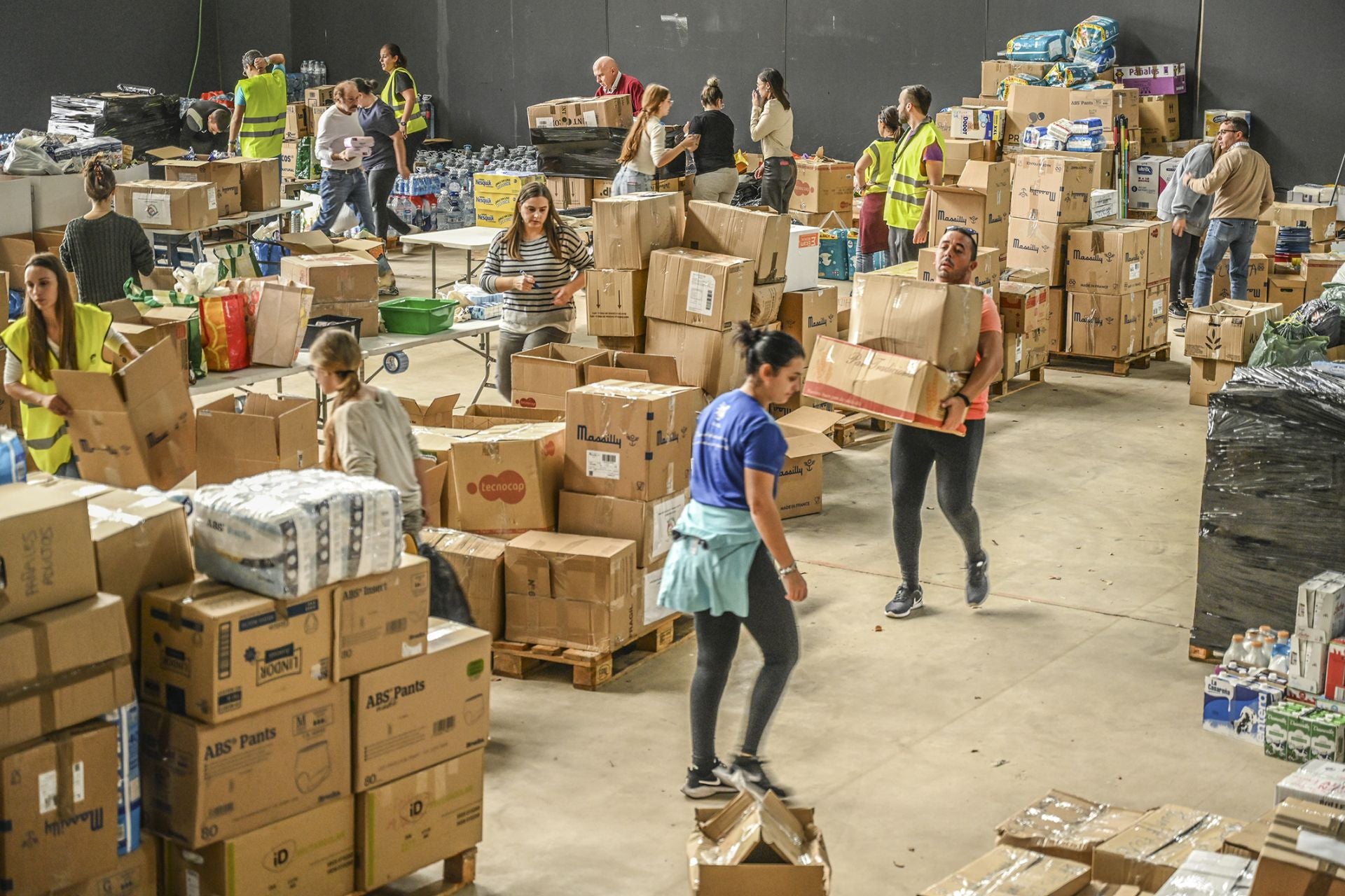 Ifeba centraliza la ayuda de Badajoz a los afectados por la DANA