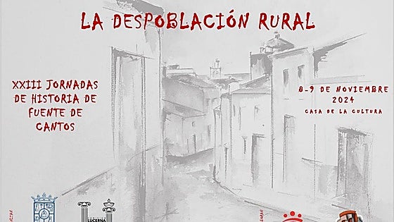 Las XXIII Jornadas de Historia en Fuente de Cantos estarán dedicadas a la población rural y los retos demográficos