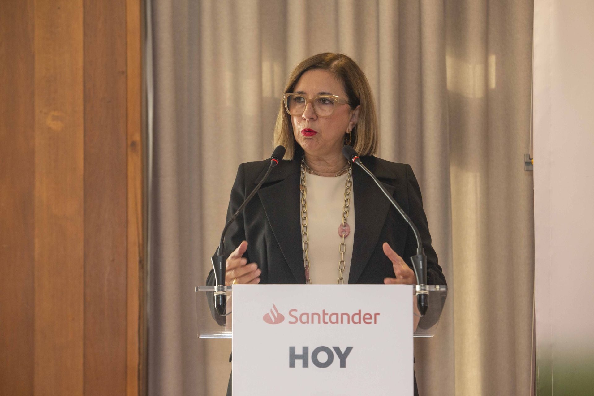 La consejera de Agricultura, Mercedes Morán, durante su participación en el Foro Agro HOY Santander.