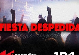 Cartel del club nocturno Motel 7 para este sábado.