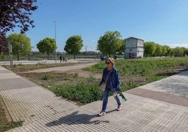 Solar de la calle Hermanos Vidarte donde la Inmobiliaria construirá pisos.