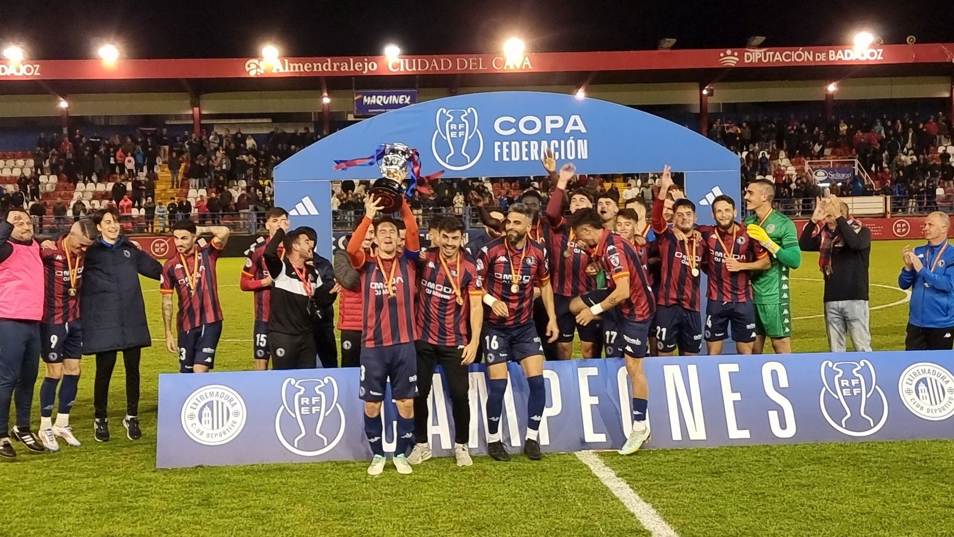 El Extremadura gana su primera Copa Federación