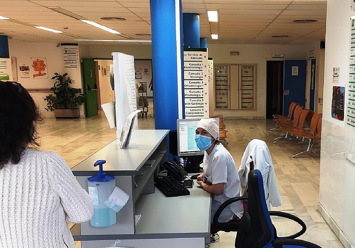 Acceso al hospital Campo Arañuelo.