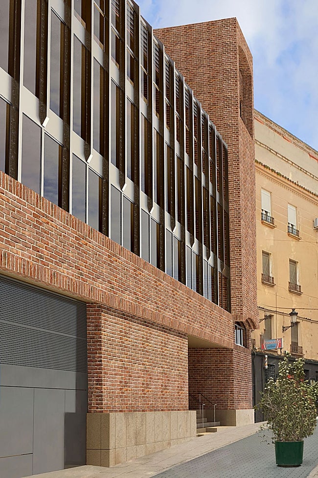 Recreación de la estética final que tendrá la fachada. Se ampliará el actual lucernario.