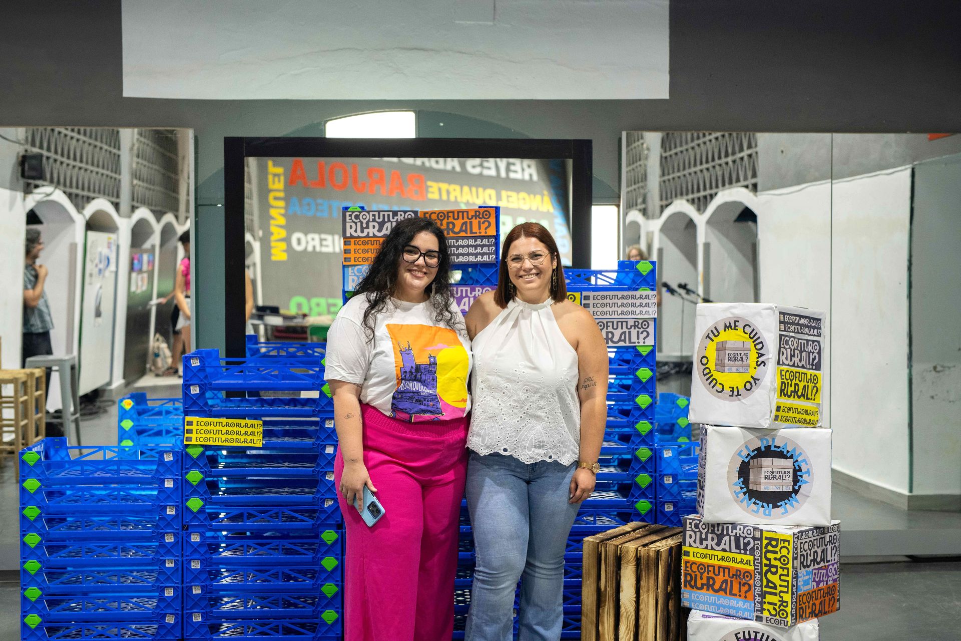 Las presentadoras del video podcast