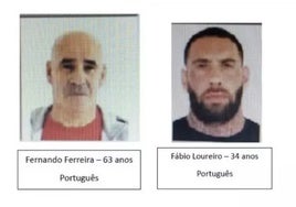 Los dos fugitivos detenidos hasta el momento, Fernando Ferreira y Fábio Loureiro