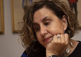 Israel J. Espino en el Parador de Mérida la pasada semana.