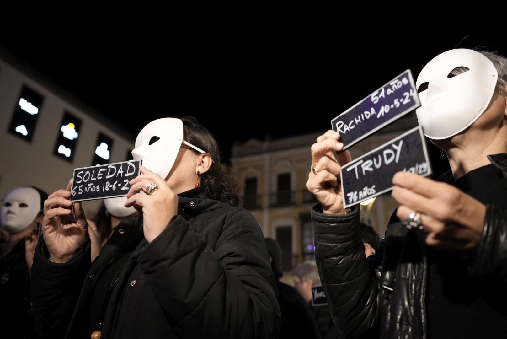 Manifestación en las calles de Mérida. 