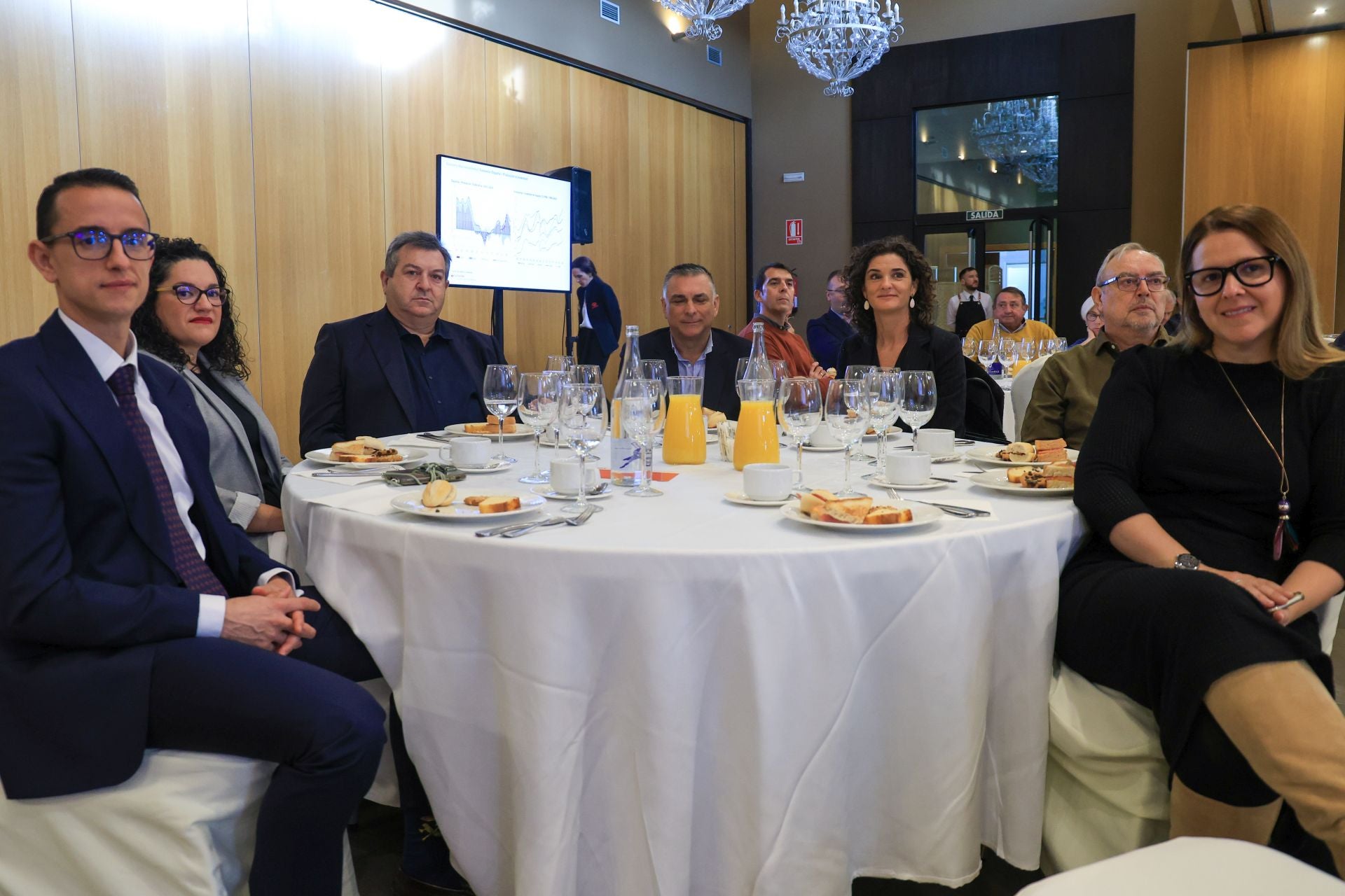 José Antonio Calderón, Mª Juliana Borrasca, Eduardo Mejías, F. José Escobar, Mª de la Oliva Cid, Santiago Marín y Raquel Valenciano.