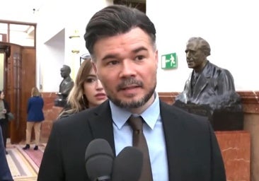 Rufián cree que en el caso del hermano de Sánchez «no hay nada» y ve una «ofensiva judicial» contra el Gobierno