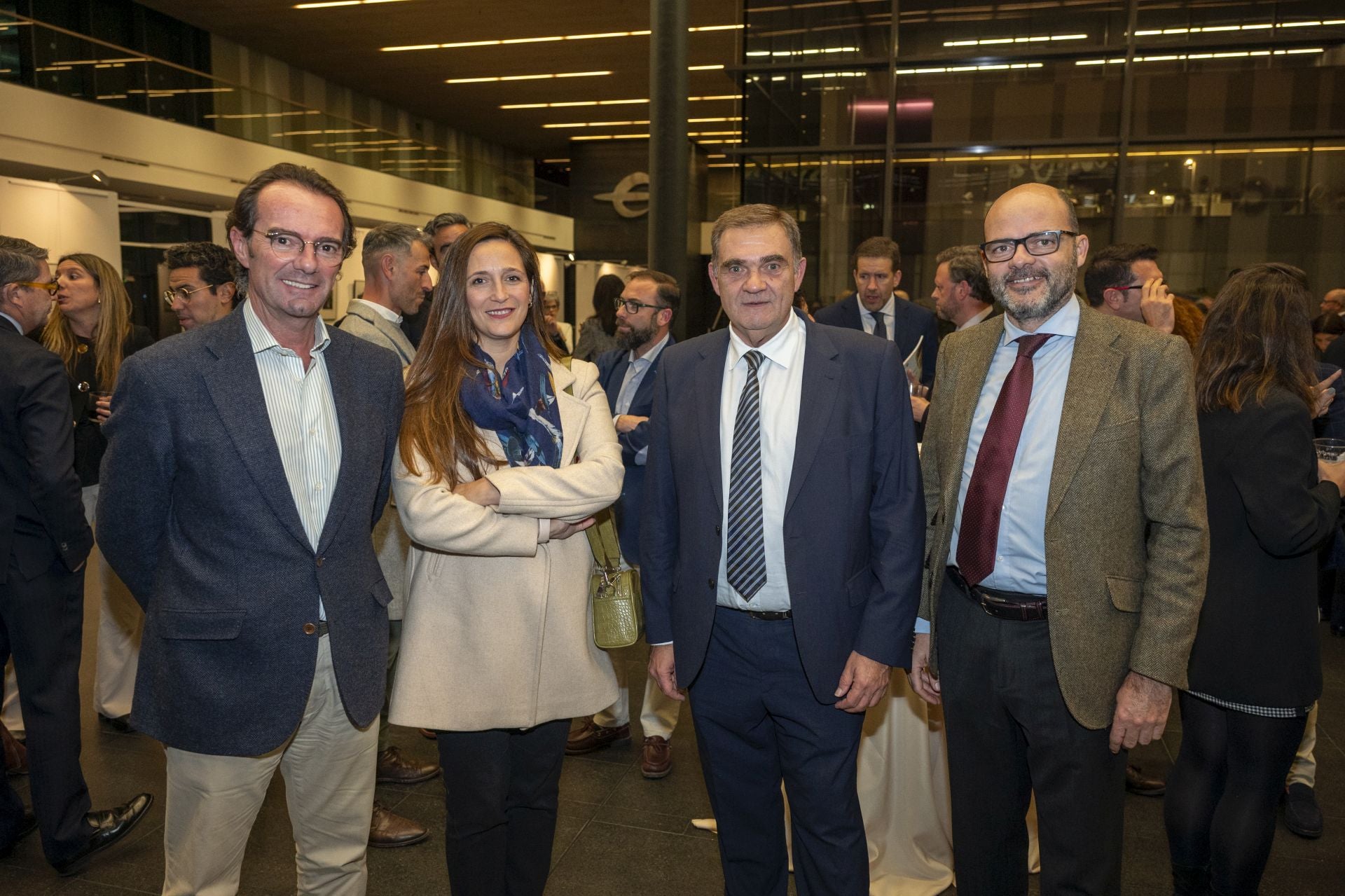 Antonio Rojas, Alejandra Castaño, Fernando Romero y Justiniano Cortés.