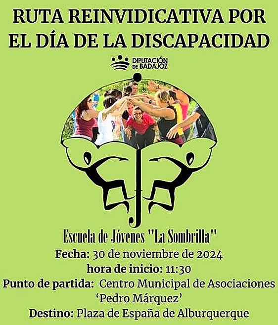 La Sombrilla organiza una ruta por un Alburquerque sin barreras