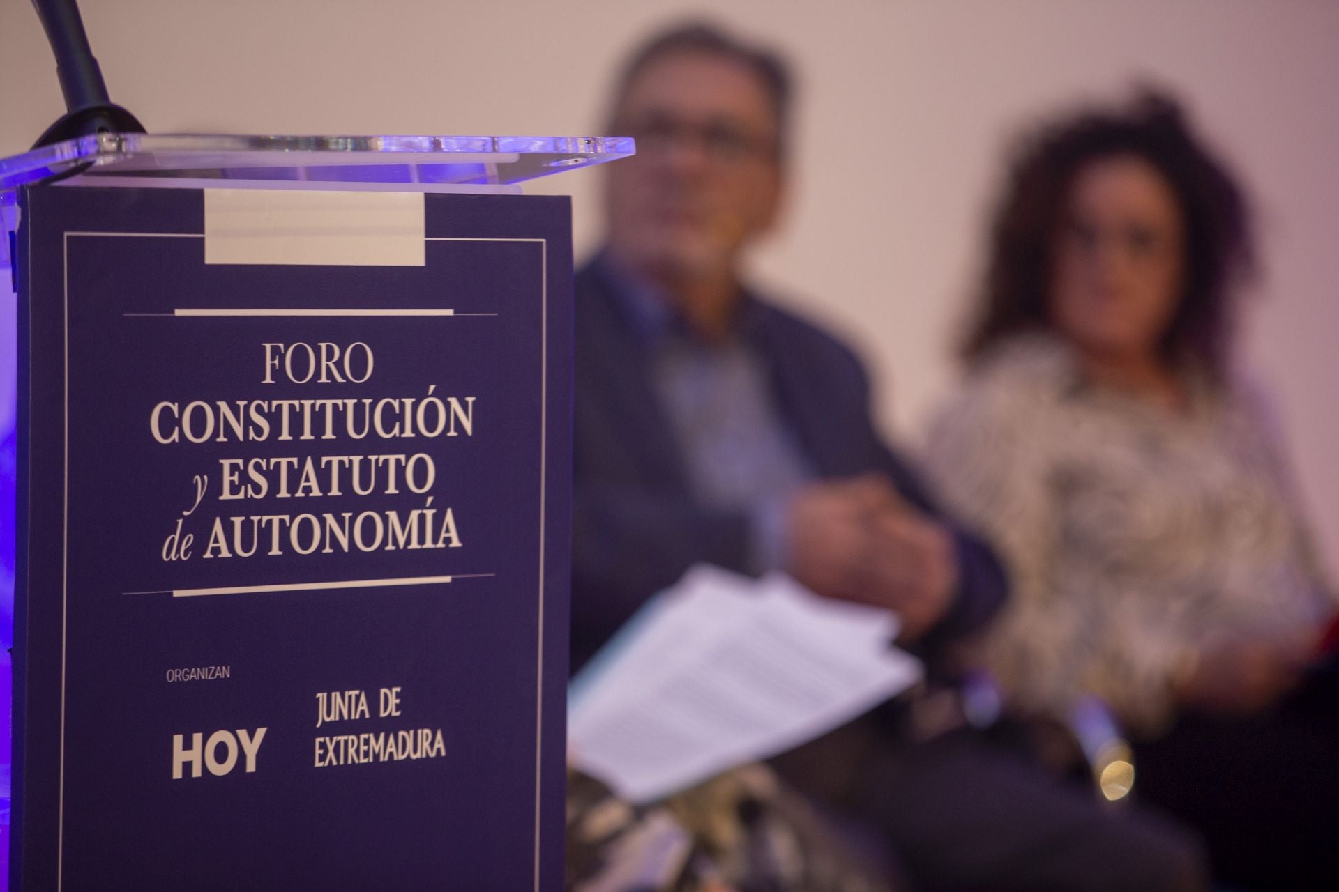 Ambiente del foro Constitución y Estatuto de Autonomía