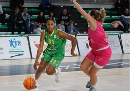 Josephine Filipe en el partido ante el Castelló.