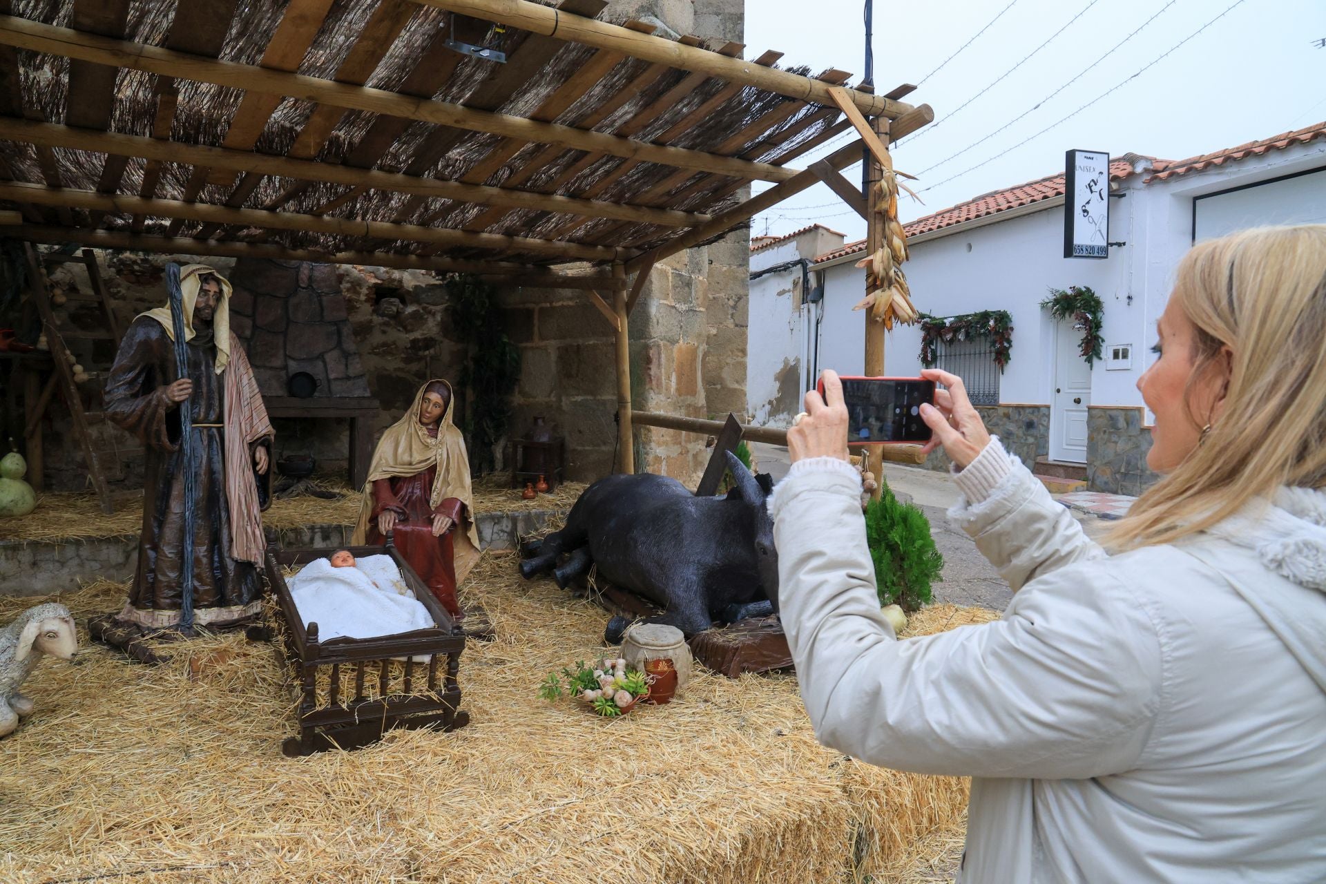 Así es el belén de Villar de Rena