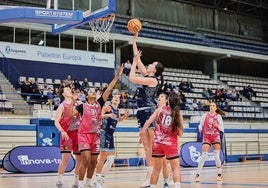 Acción del choque entre el Leganés y el Al-Qázeres.