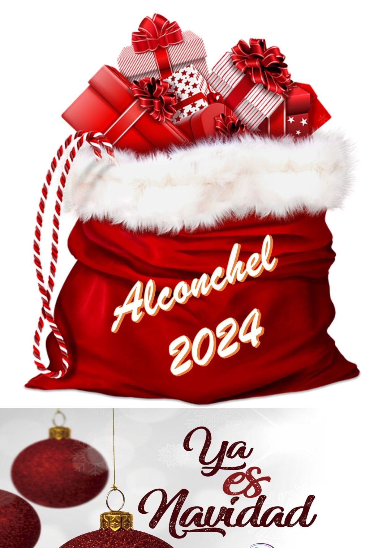 Cartel oficial de la Navidad 2024 en Alconchel.