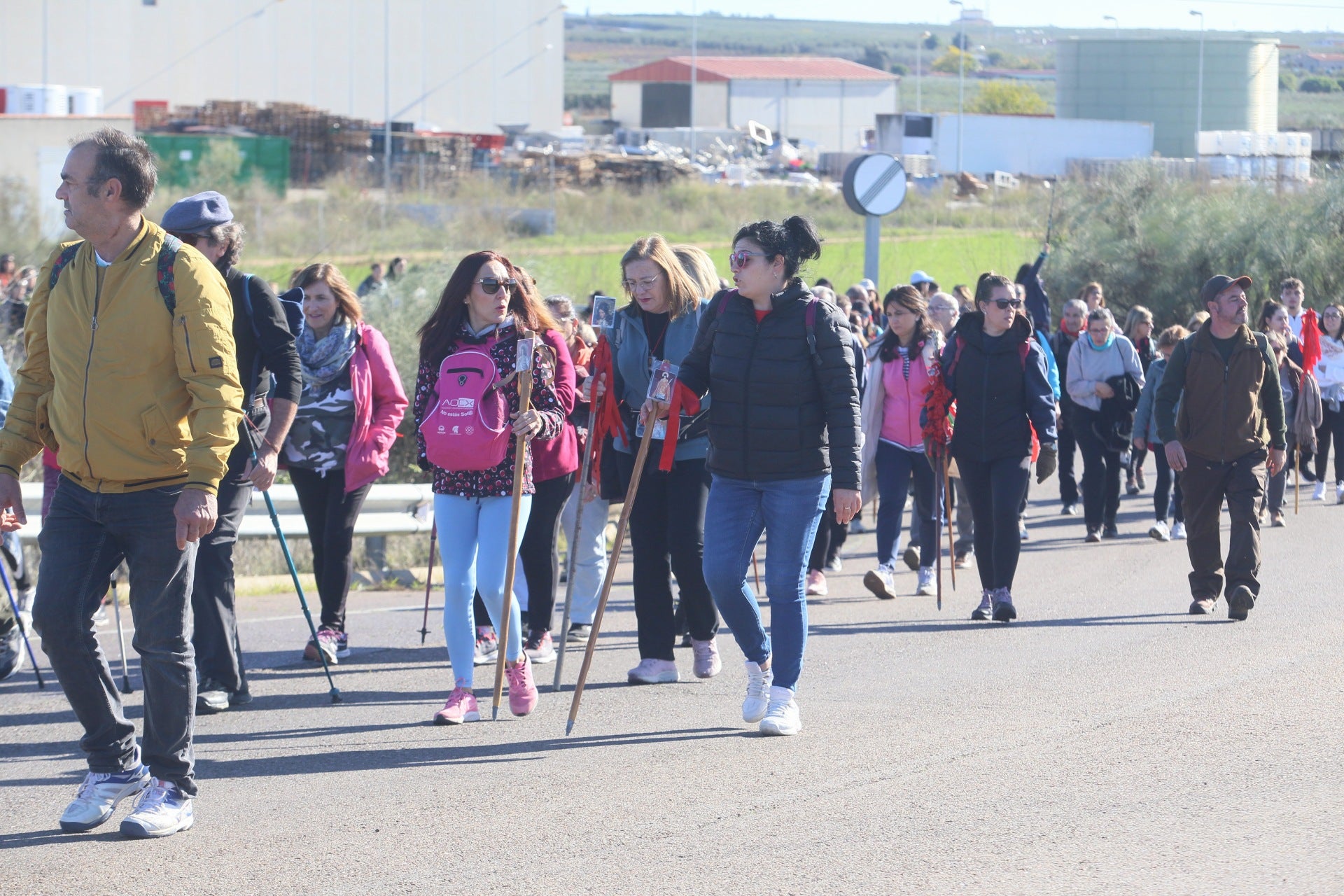 Los fieles de la mártir recorren los 20 kilómetros hasta Perales