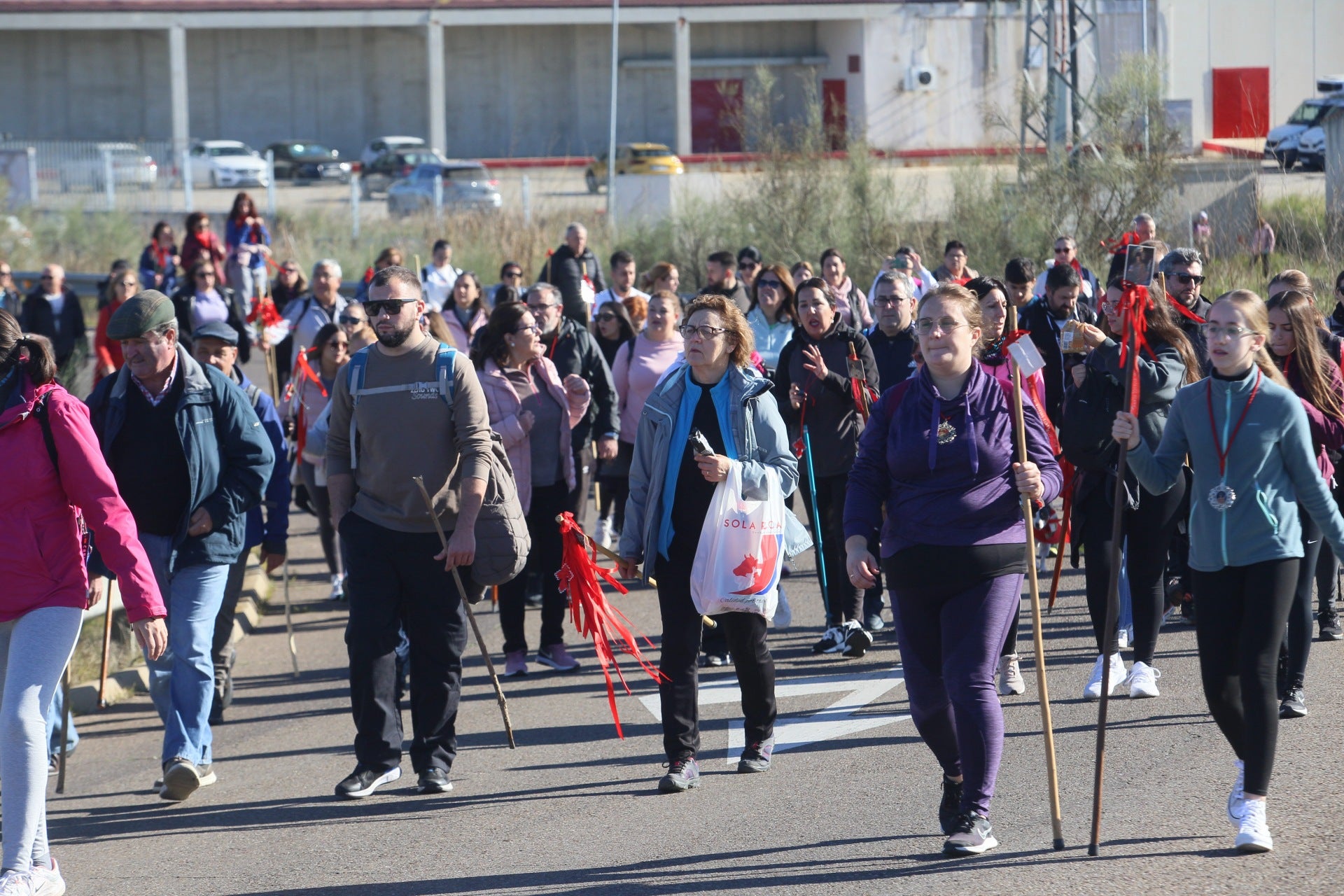 Los fieles de la mártir recorren los 20 kilómetros hasta Perales