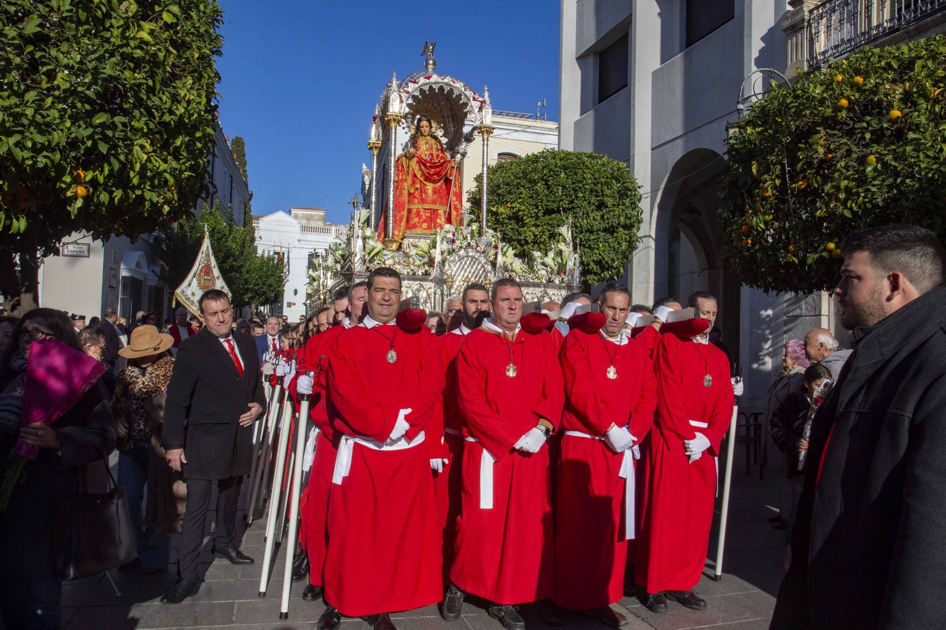 Así ha sido la procesión de la mártir Santa Eulalia en Mérida