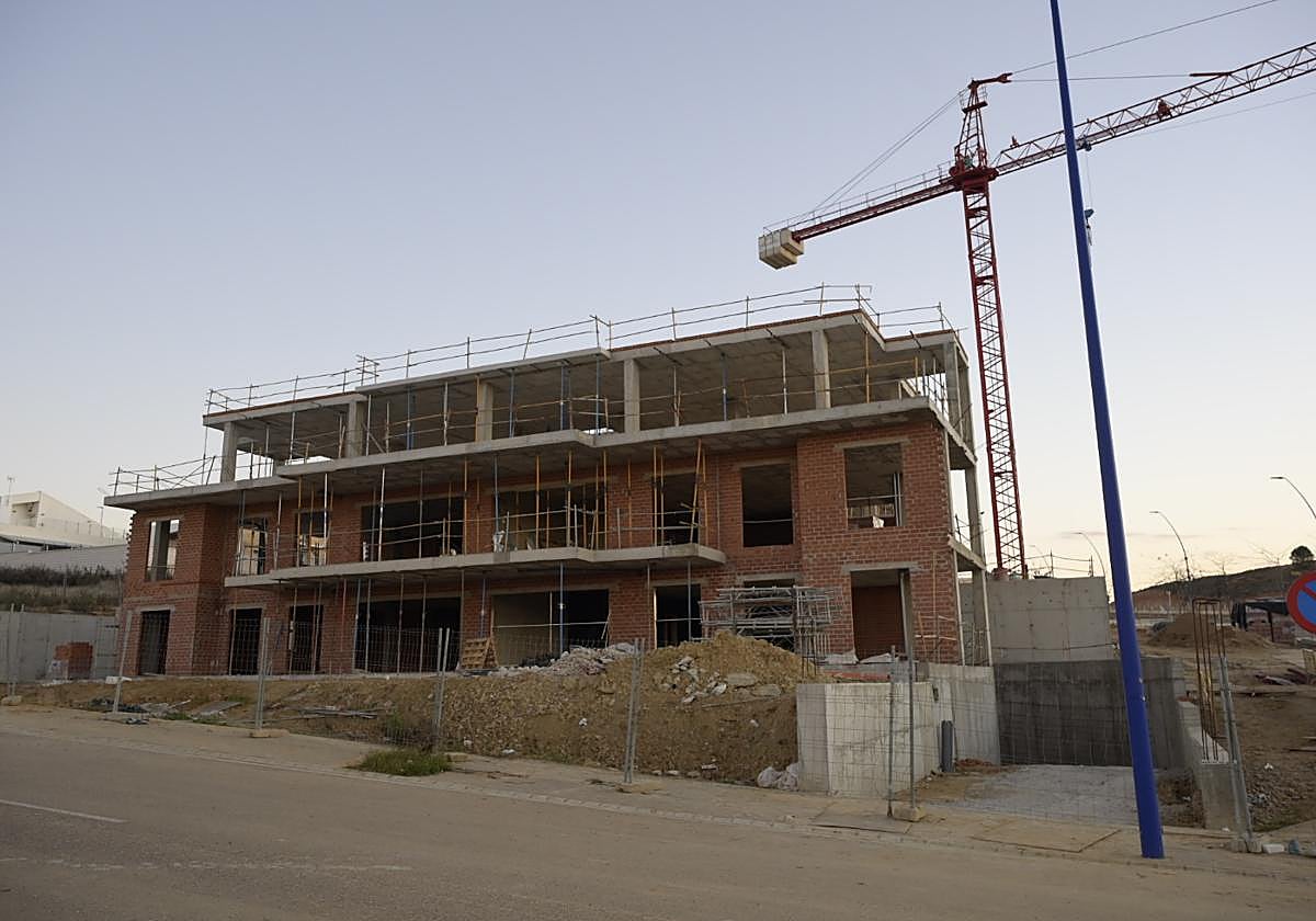 Construcción donde ha tenido lugar el accidente laboral.