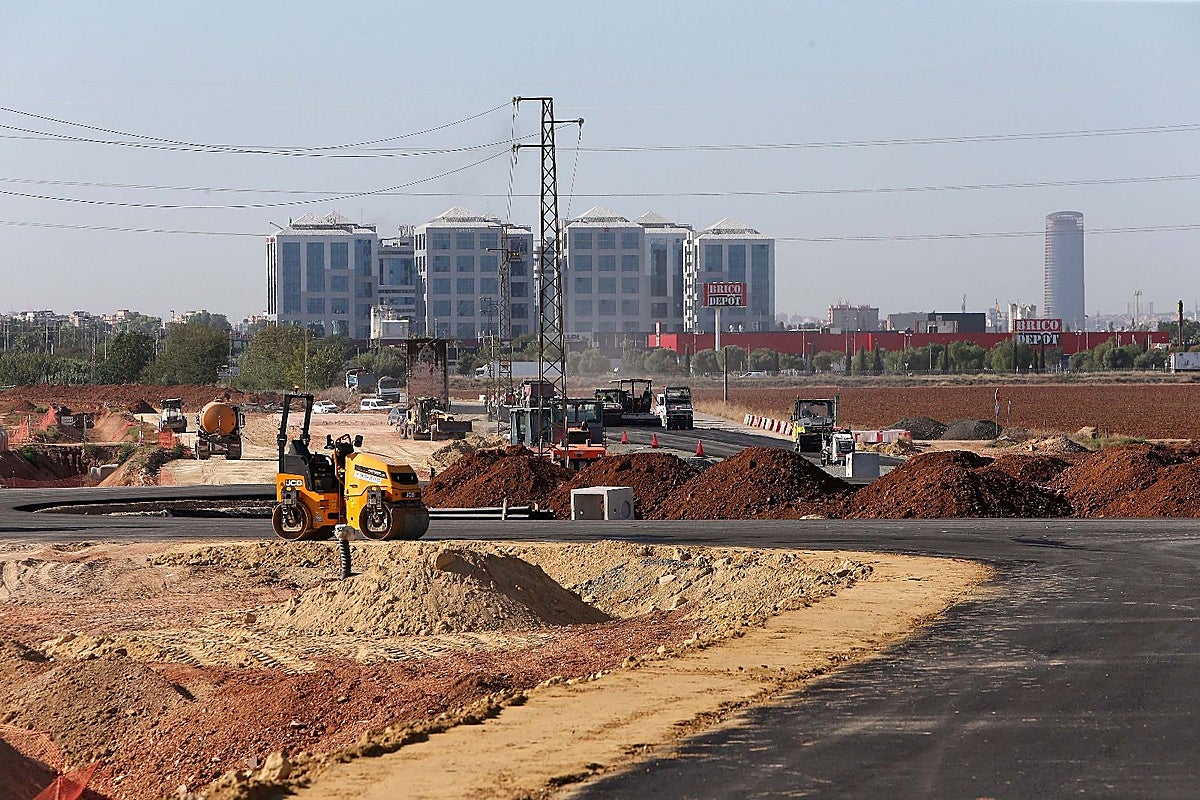 Obras de la línea 3 del metro de Sevilla