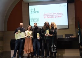 Los ganadores de los premios en la gala de este jueves.
