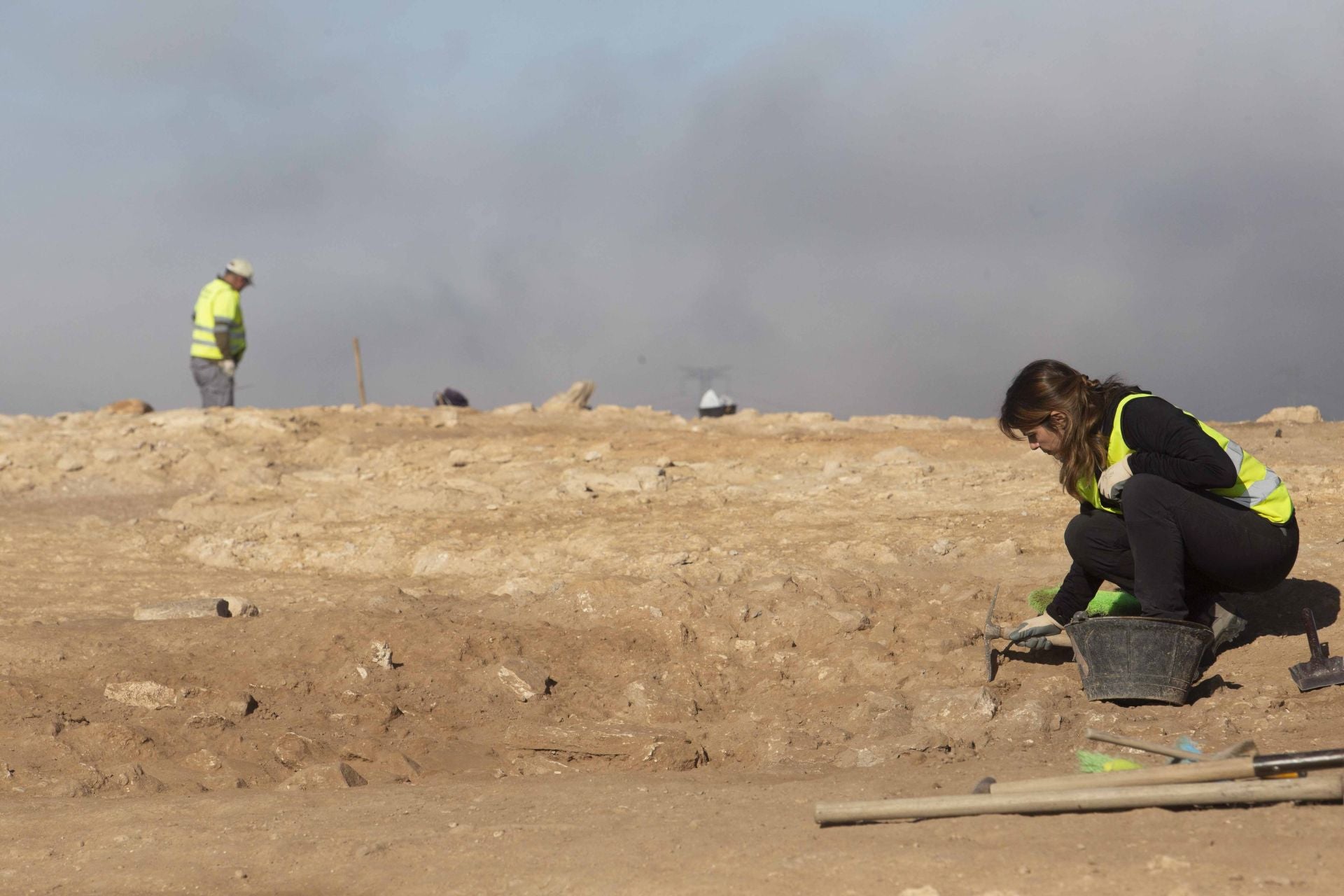 Los trabajos de excavación en Cortijo Lobato, en imágenes