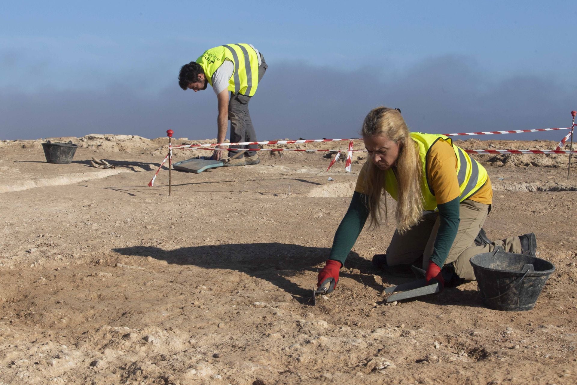 Los trabajos de excavación en Cortijo Lobato, en imágenes