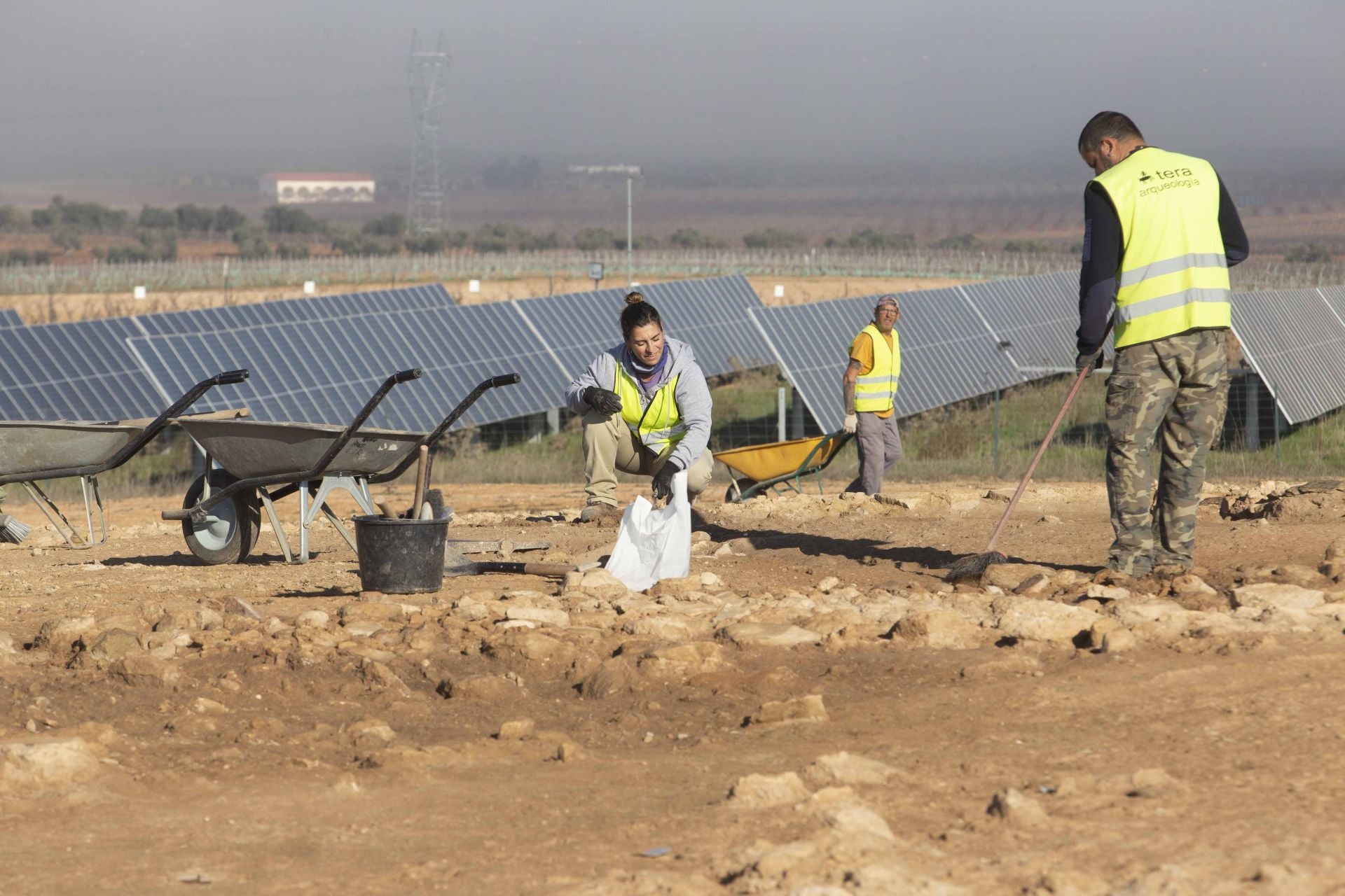 Los trabajos de excavación en Cortijo Lobato, en imágenes