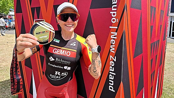 Nieves Gemio completa su primer Mundial Ironman 70.3 en Nueva Zelanda