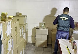La droga había sido ocultada en un cargamento de 1.800 kilos que llegó a una empresa de Badajoz.