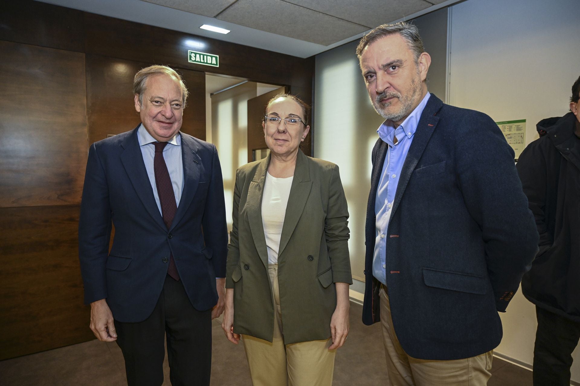 Álvaro Rodríguez Guitart, Carmen Sánchez y Marcos Silva.